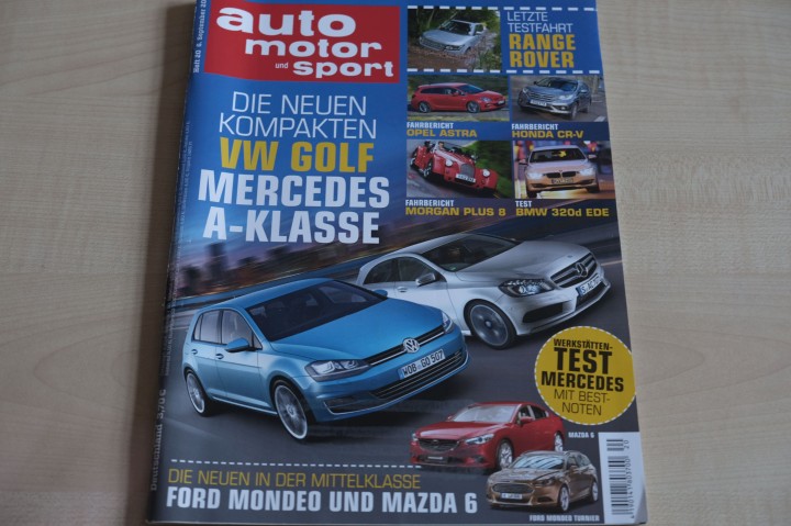 Deckblatt Auto Motor und Sport (20/2012)